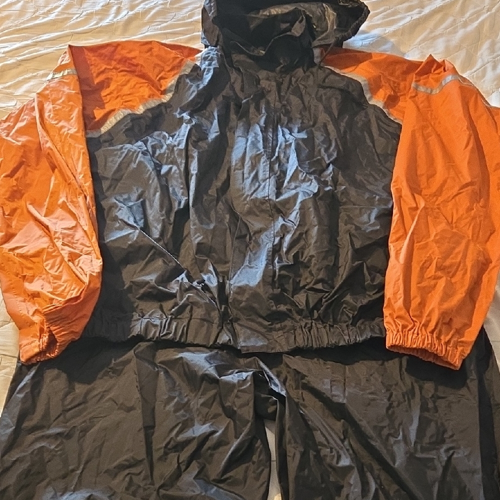 Harley-Davidson Black Jacket with Gold Accents